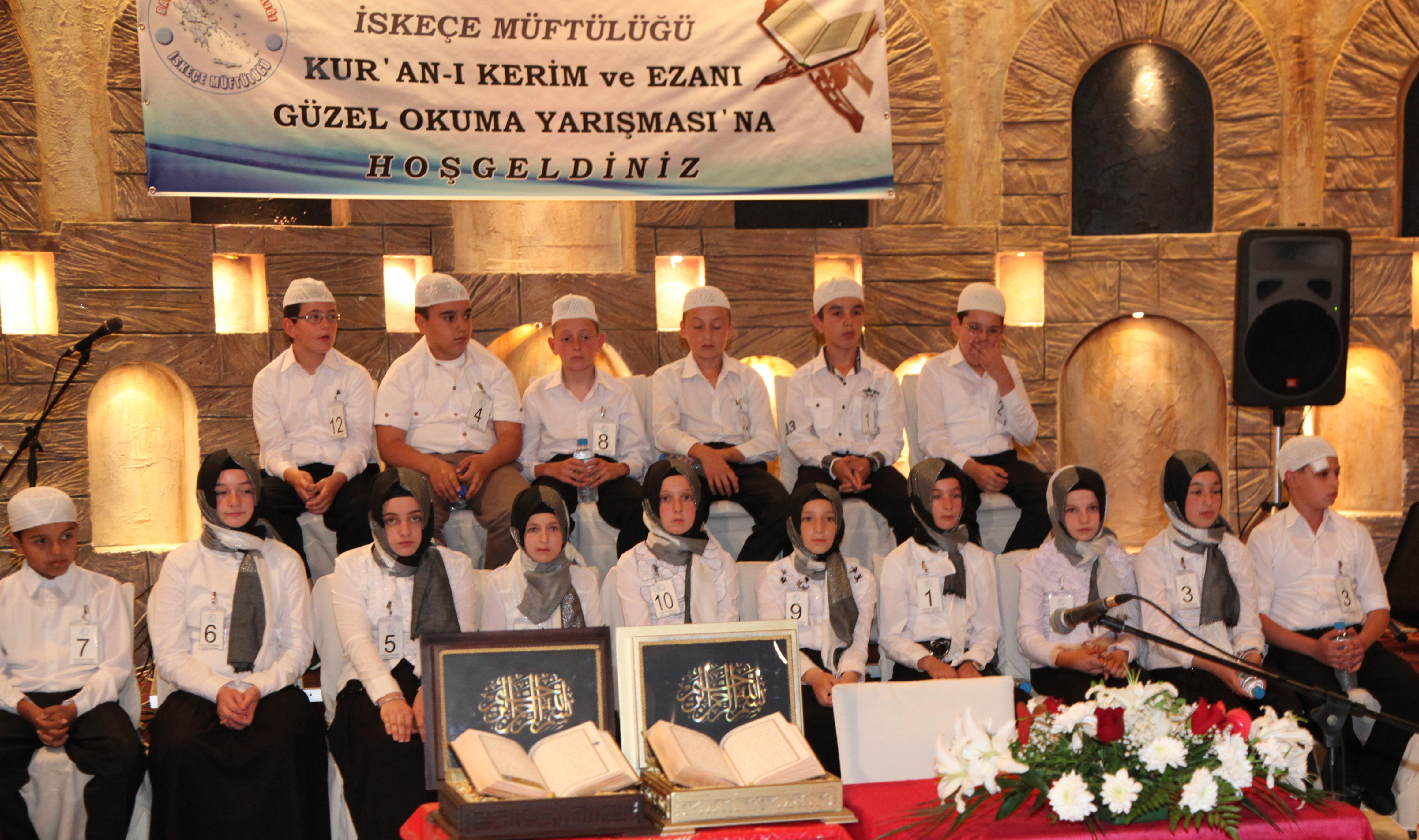 İskeçe'de Kur’an-ı Kerim ve Ezanı Güzel Okuma Yarışması Yapıldı